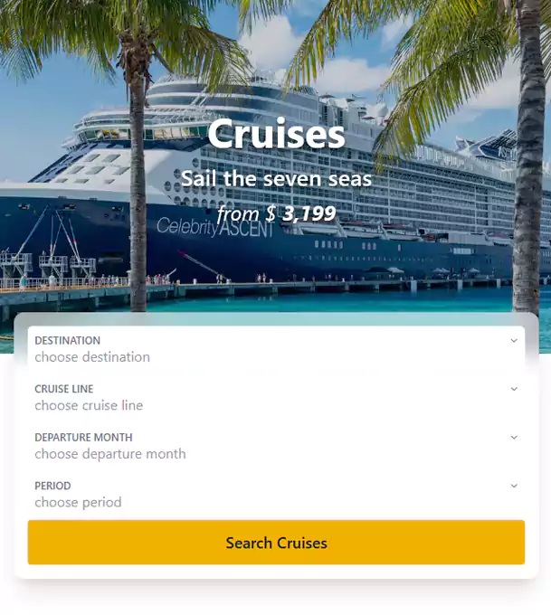 Search engine cruises